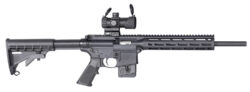 Smith & Wesson 12724 M&P15 Sport *State Compliant 22 LR 10+1 16.50" Black Barrel, Matte Black Aluminum Receiver w/Picatinny Rail, M-LOK Handguard, Black Fixed Synthetic Stock, Black Polymer Grip, S&W