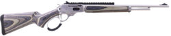 Rossi 950045189LW R95  45 Colt 8+1 18" Matte Stainless Threaded Barrel, Stainless Polished Stainless Steel Receiver, Fixed Laminate Stock