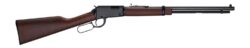 Henry H001T22 Frontier 22 S/L/LR 16/17/23+1 20" Blued Octagon Barrel, Black Aluminum Receiver, American Walnut Straight Grip Stock