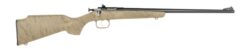 Crickett KSA2343 My First Rifle Gen2 22 LR 1rd 16.13" Blued Single Shot Barrel, Drilled & Tapped Receiver, Tan w/Black Webbing Fixed Synthetic Stock